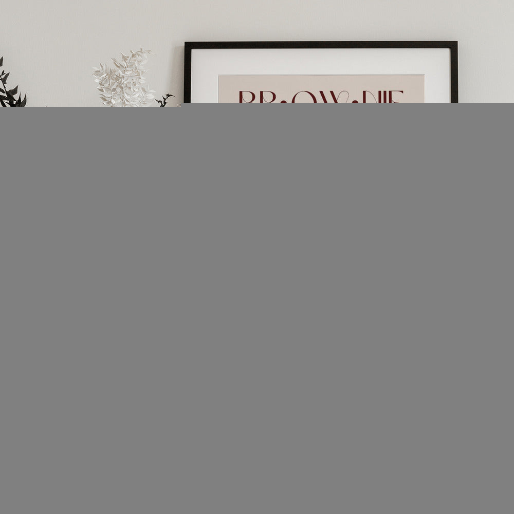 Choco Brownies Delight - Art Print by Nazma Khokhar