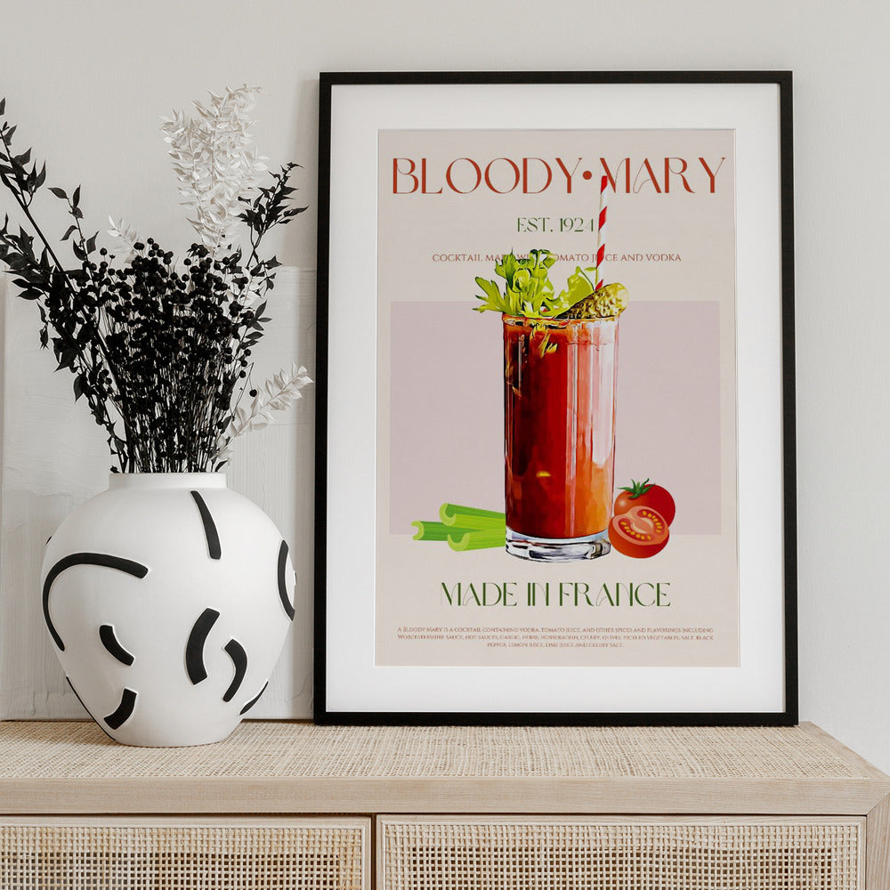 Classic Cocktail Delight - Art Print by Nazma Khokhar