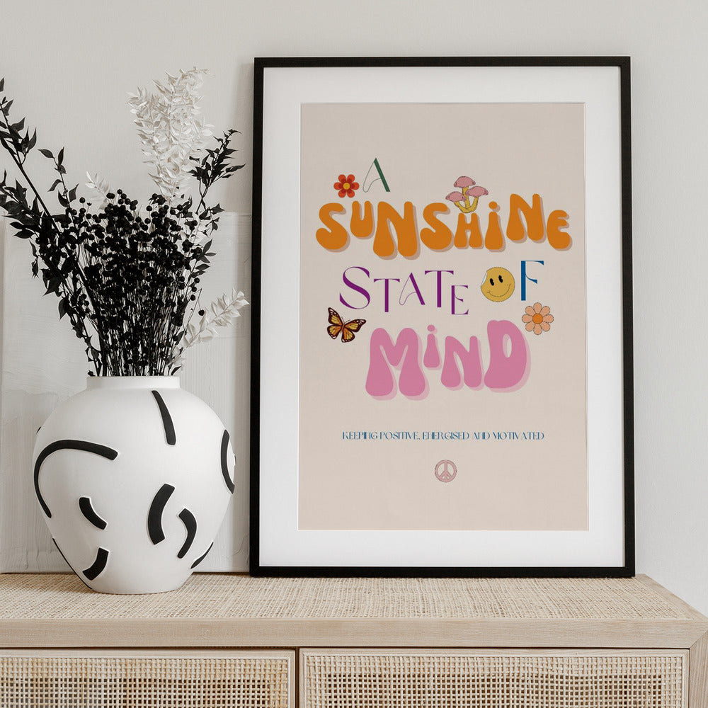 Sunshine Vibes - Art Print by Nazma Khokhar