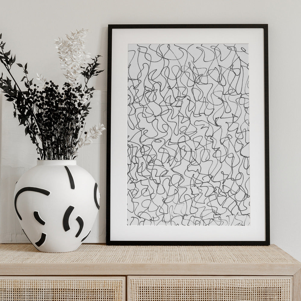 Chaotic Line 2 - Art Print by Isabelle Brent