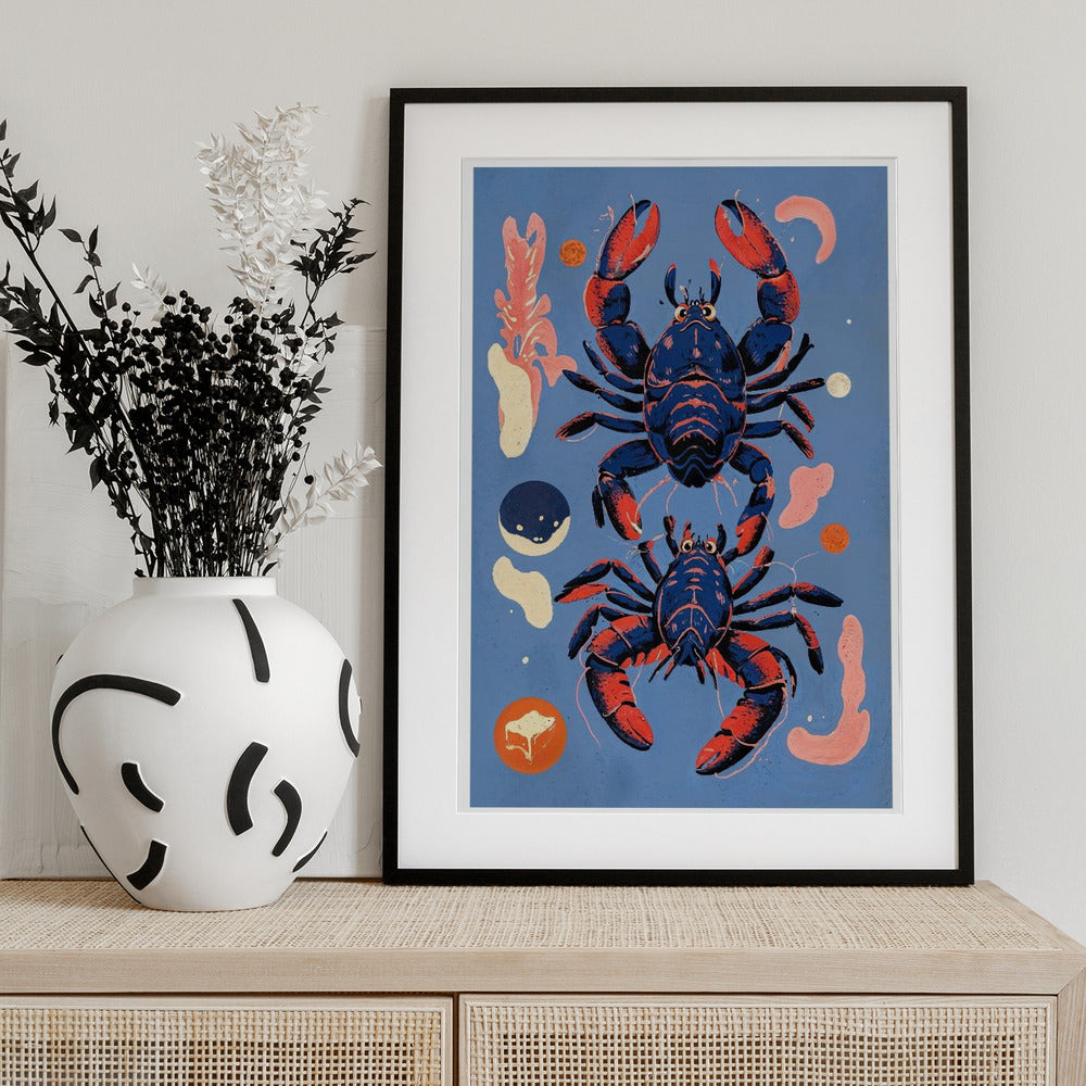 Cosmic Crustaceans - Art Print by THE MIUUS STUDIO