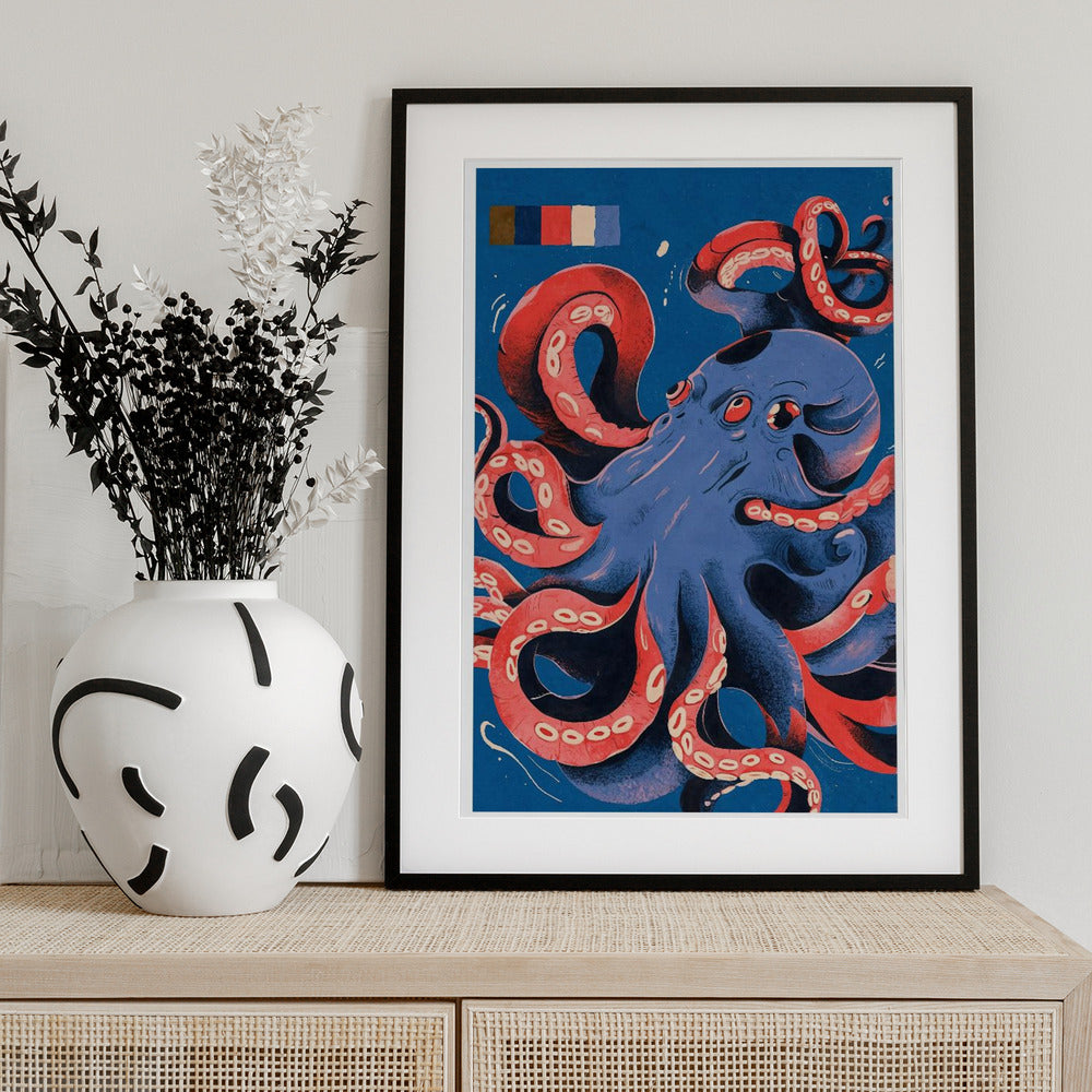 Tentacle Whirl - Art Print by THE MIUUS STUDIO