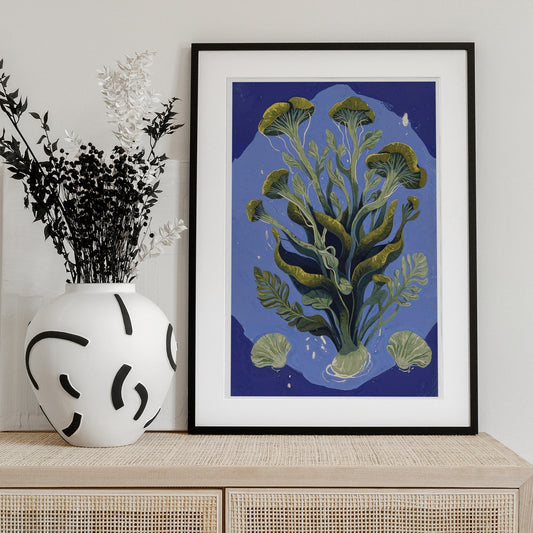 Oceanic Plants - Art Print by THE MIUUS STUDIO