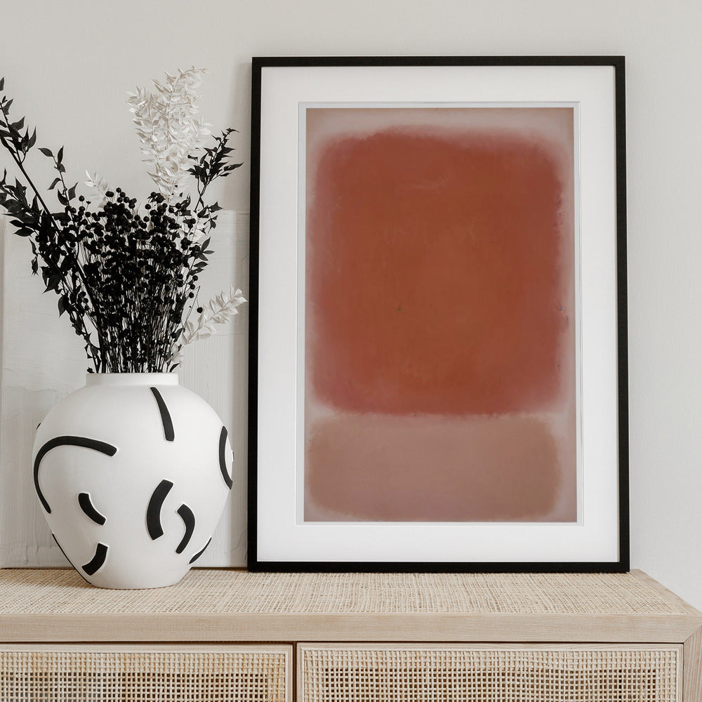 Rust Hues Harmony - Art Print by THE MIUUS STUDIO