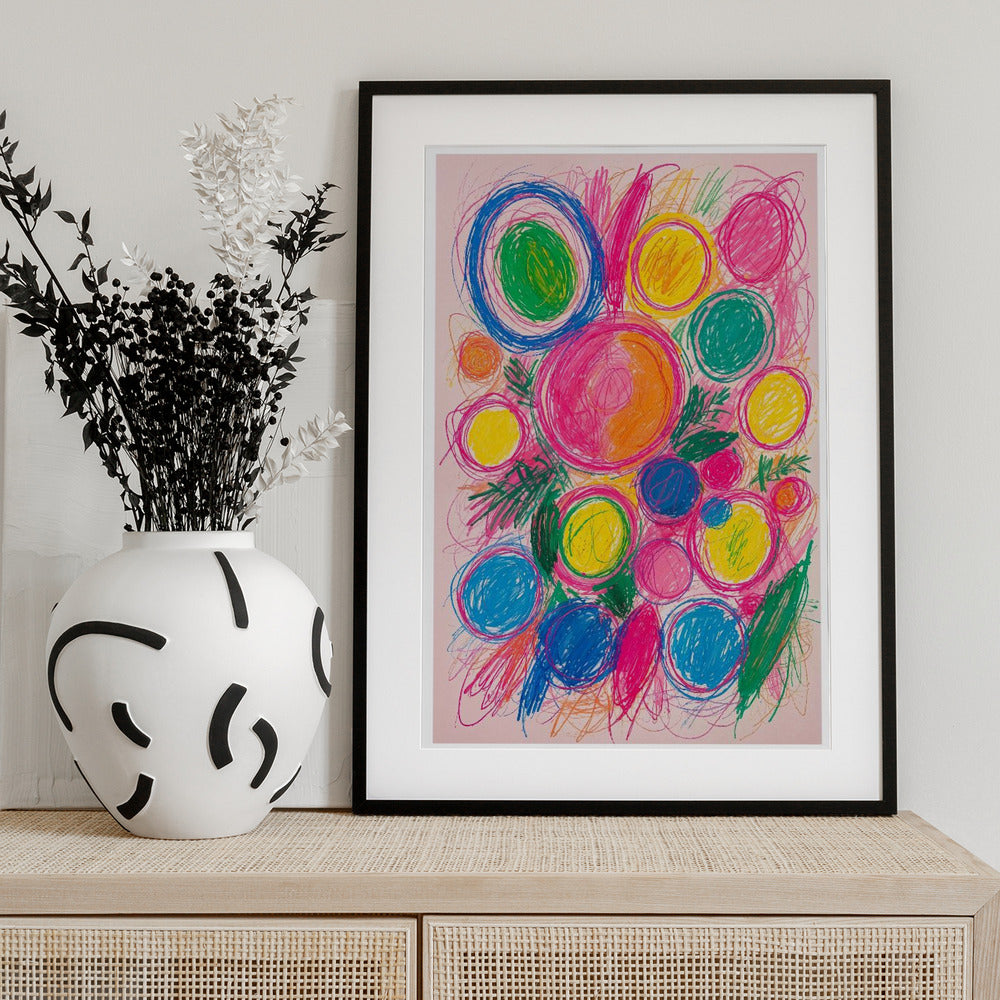 Vibrant Whirl - Art Print by THE MIUUS STUDIO