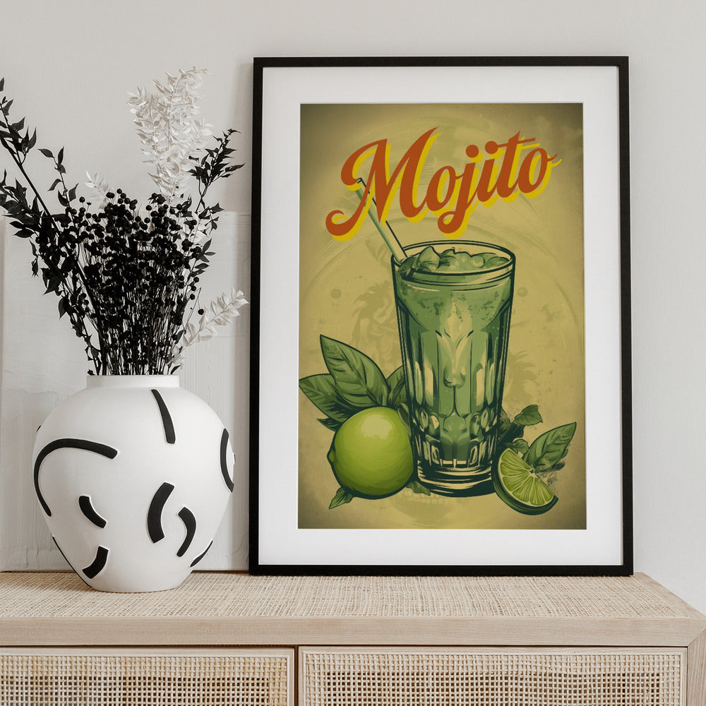 Lime Breeze Drink - Art Print by Andreas Magnusson