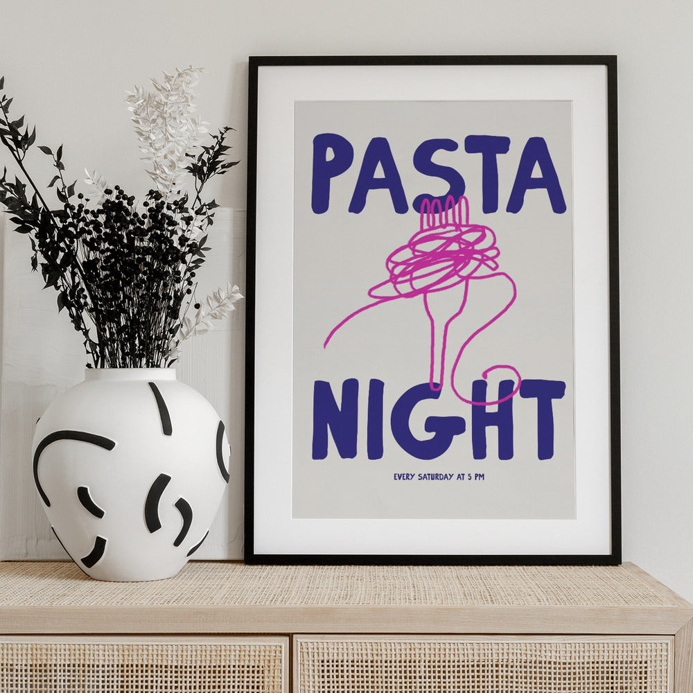 Pasta Celebration - Art Print by Treechild