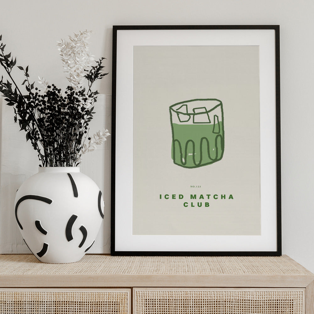 Chilled Green Elixir - Art Print by Treechild