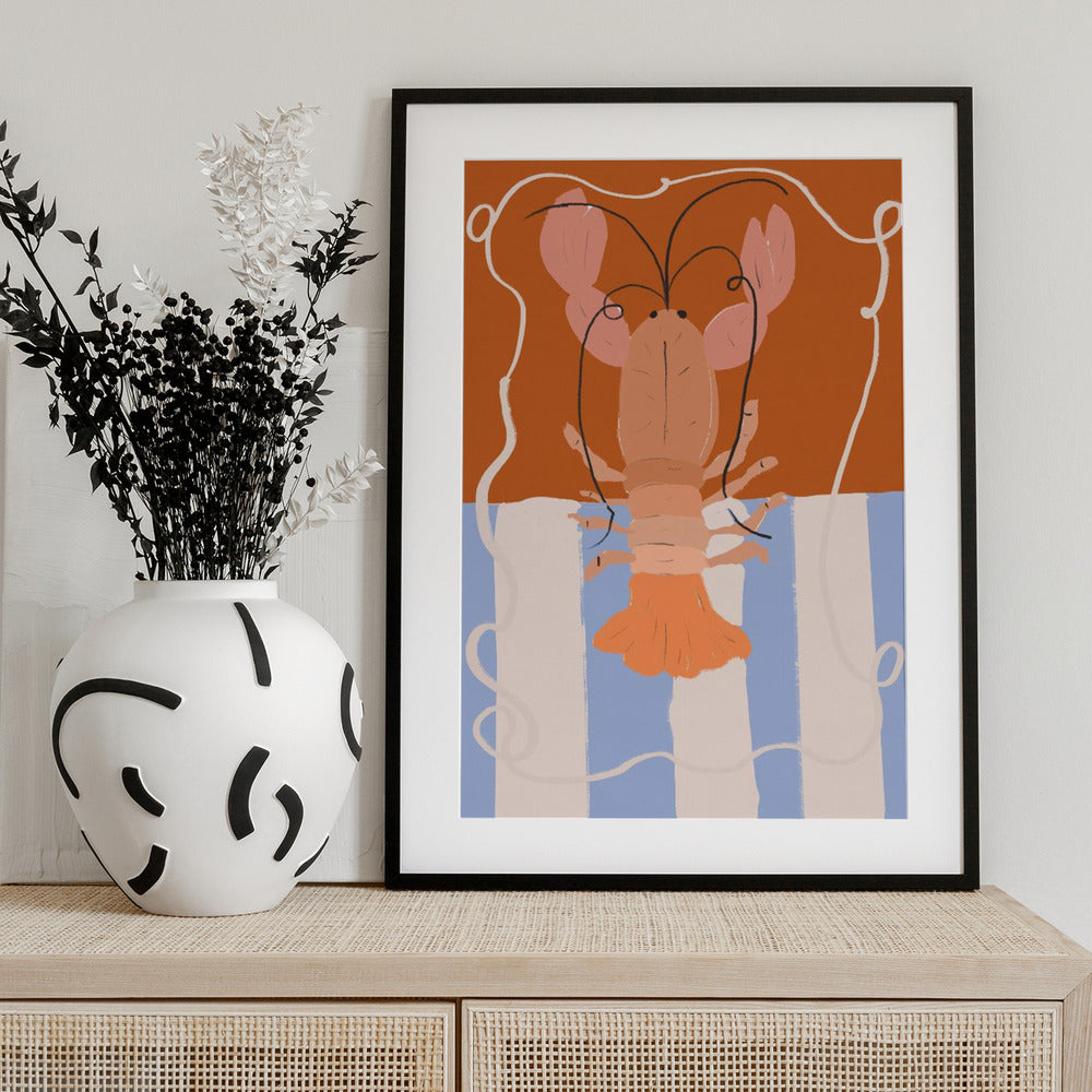 Lobster Delight - Art Print by Treechild