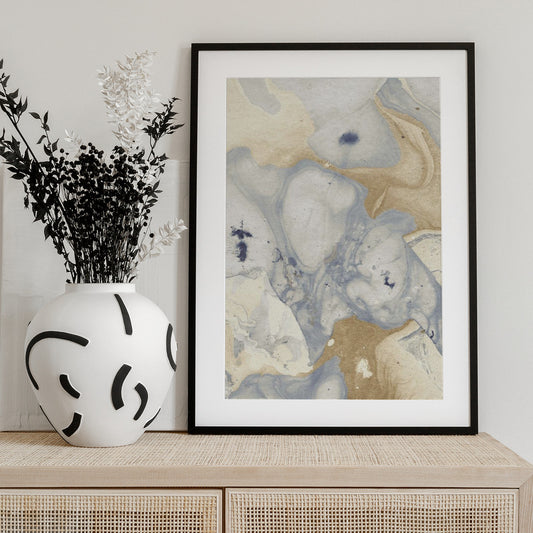 Organic Fluid Shapes - Art Print by Santhosh ch