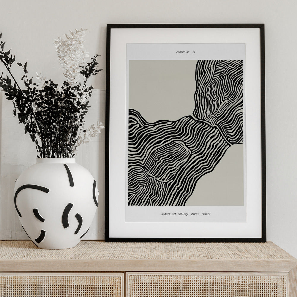 Flowing Contours - Art Print by Treechild