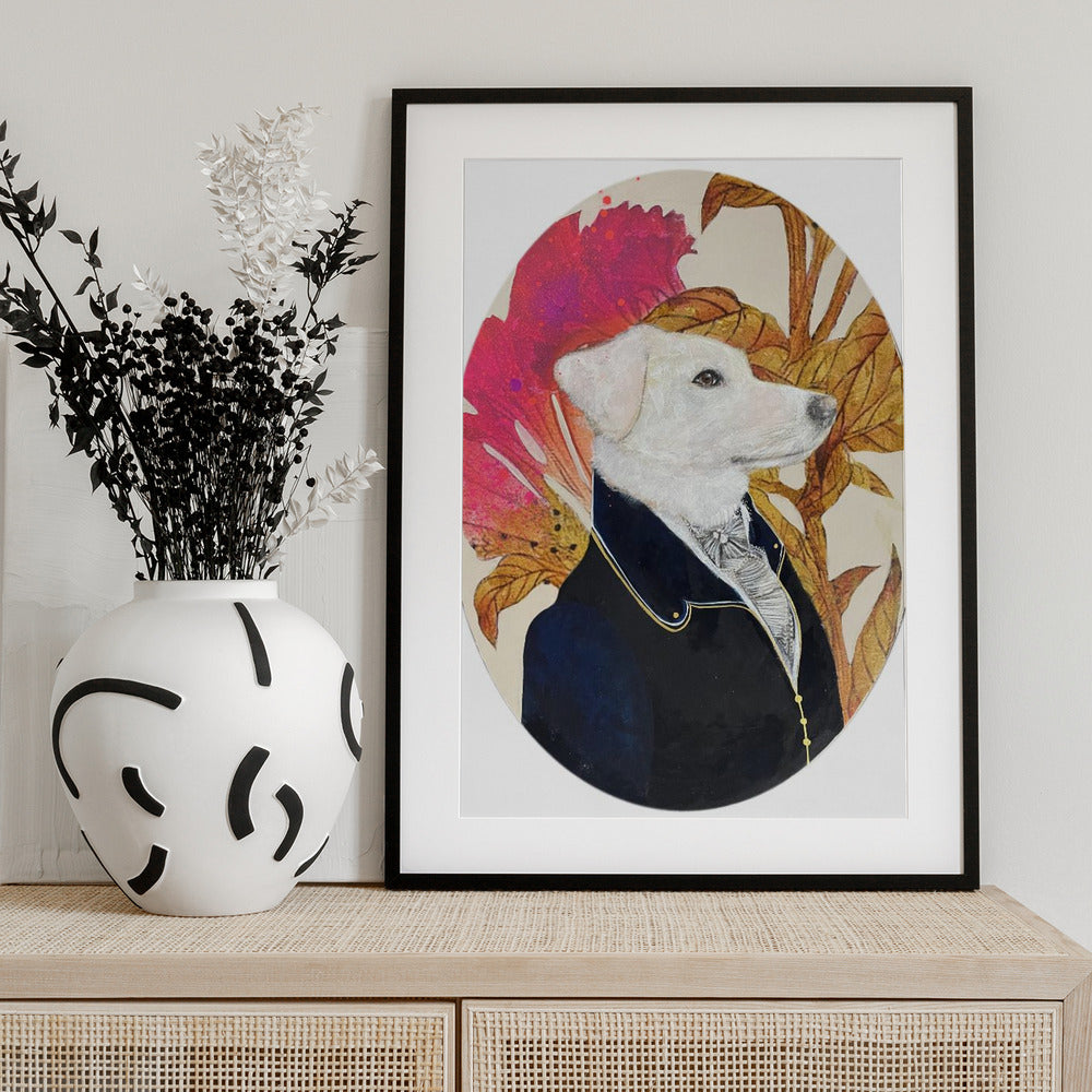 Regal Canine Portrait - Art Print by Karenina Fabrizzi