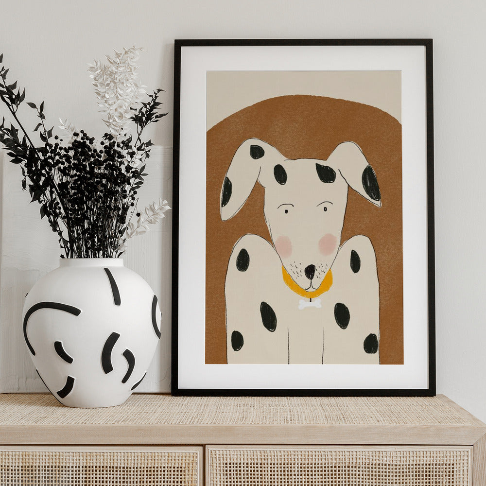 Dalmatian Daydream - Art Print by Anna Mielniczuk