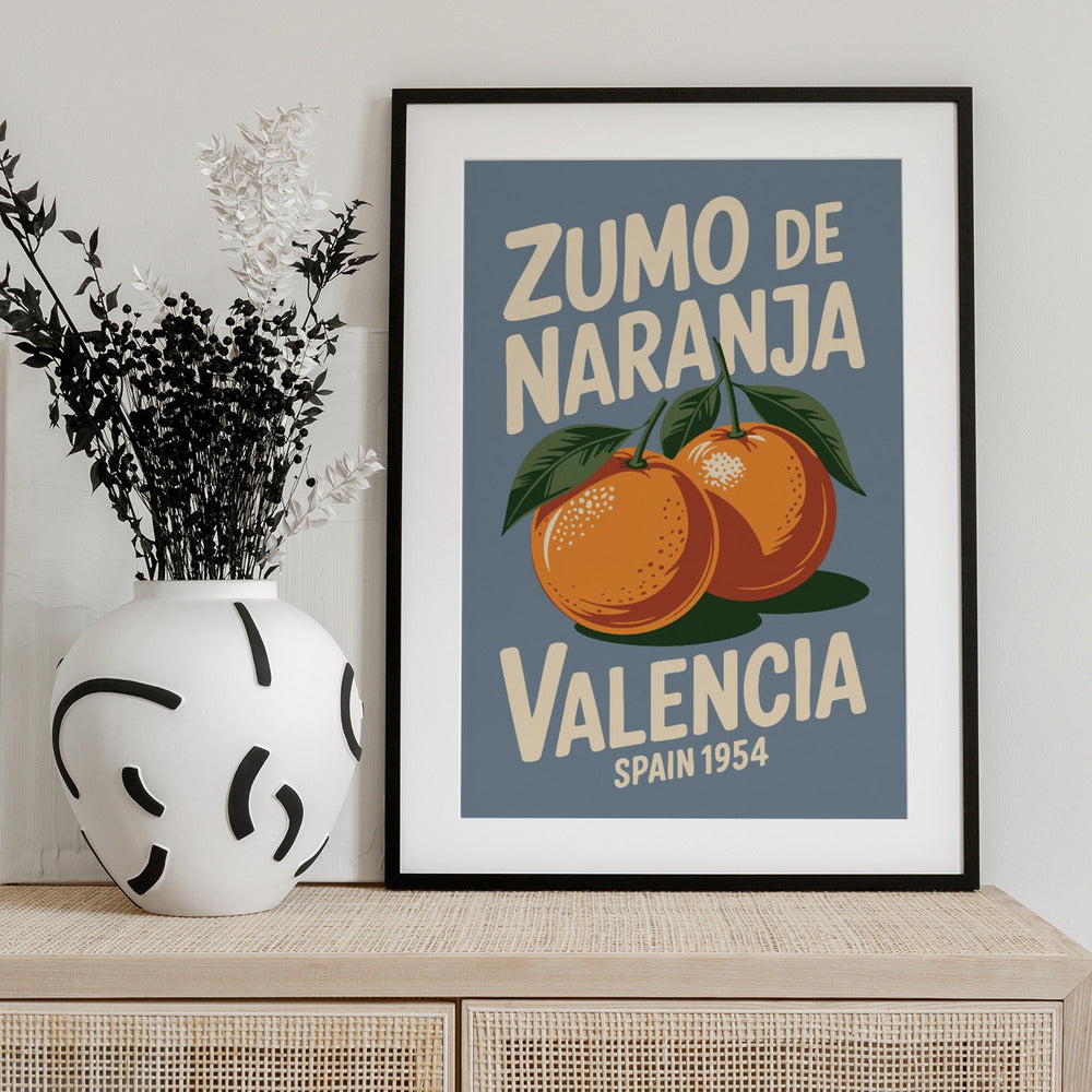 Valencia Oranges - Art Print by Andreas Magnusson