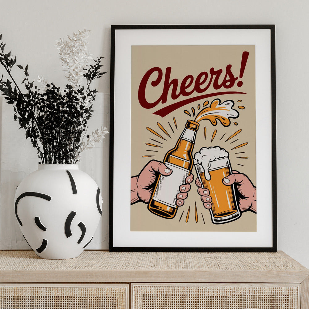 Toasting Together - Art Print by Andreas Magnusson