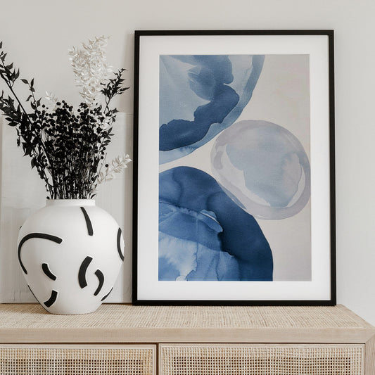 Azure Whispers - Art Print by Treechild