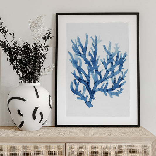 Indigo Reef Harmony - Art Print by Treechild