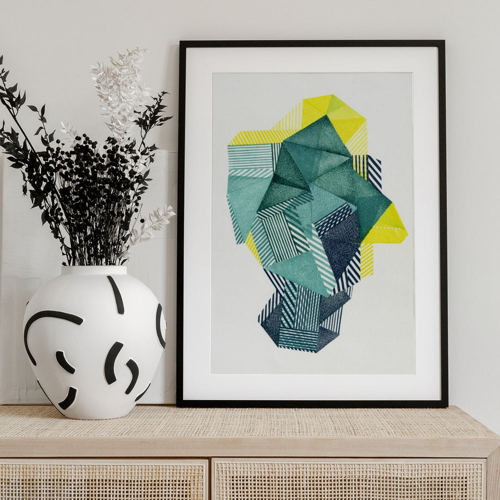 Polygonal Shape V. - Art Print by Paulina Vårregn