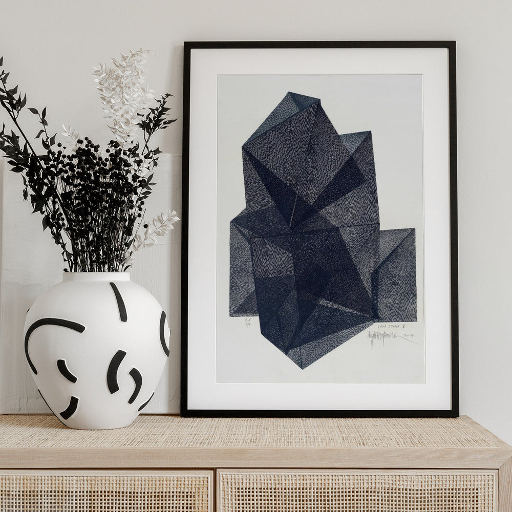 Lava Stone V. - Art Print by Paulina Vårregn