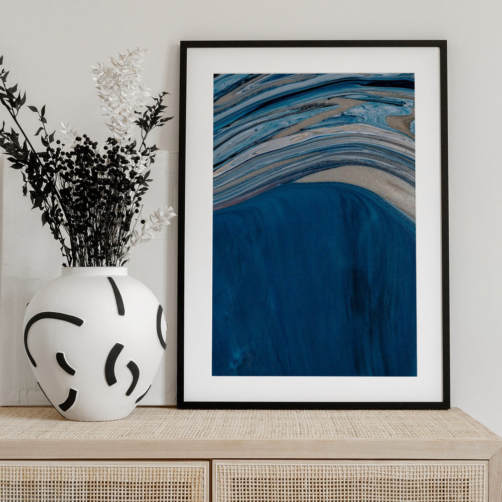Blue Wave Symphony - Art Print by Treechild