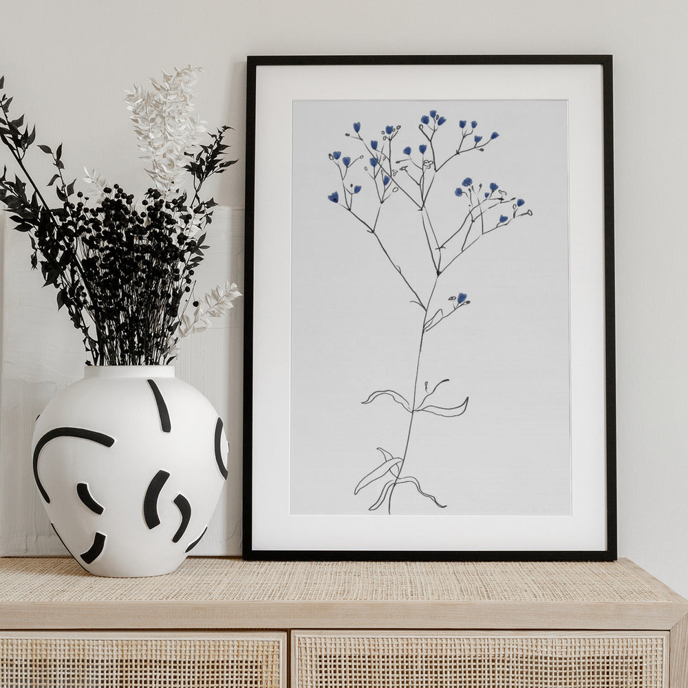 Simple Line Art Plant - Art Print by THE MIUUS STUDIO