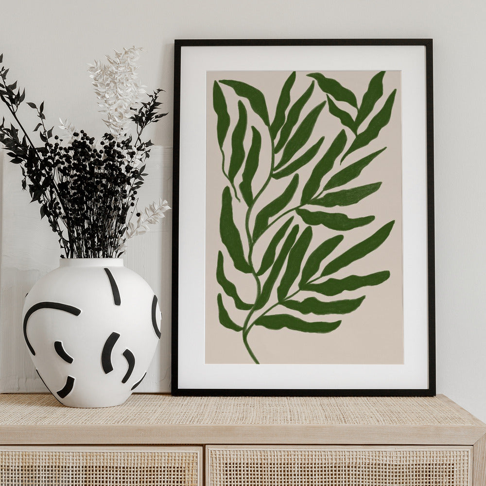 Modern Leaves - Art Print by THE MIUUS STUDIO