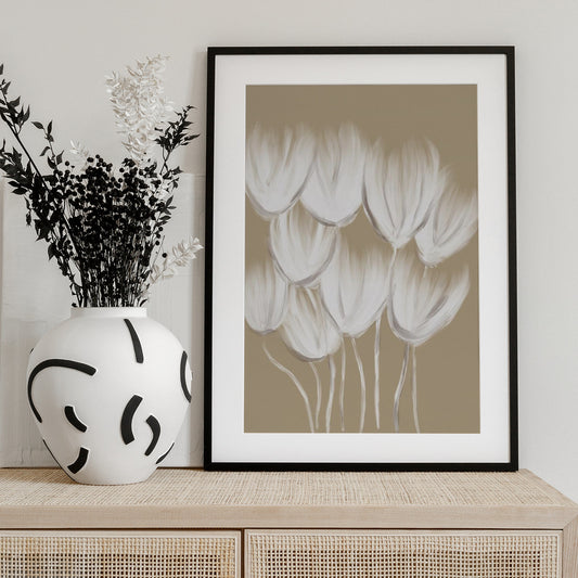 Modern Flowers - Art Print by THE MIUUS STUDIO