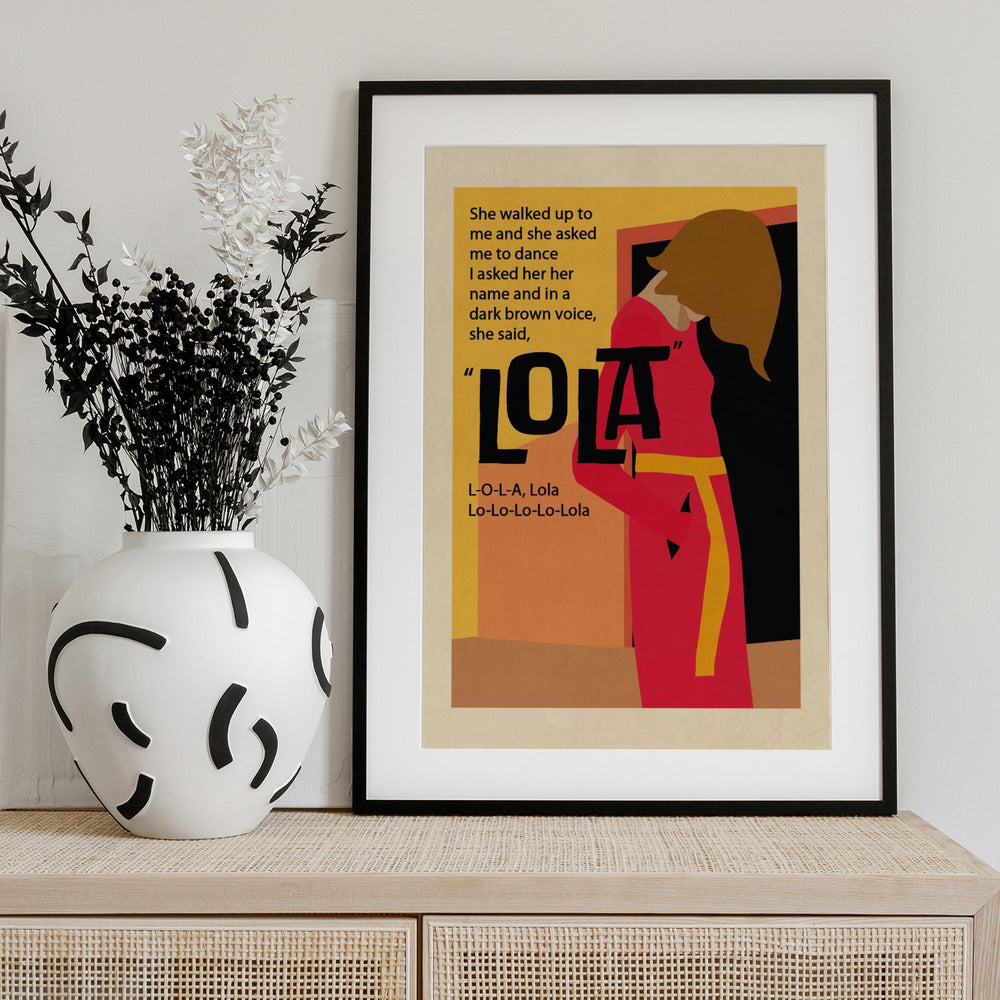 Lola - Art Print by WallChart Art Studio