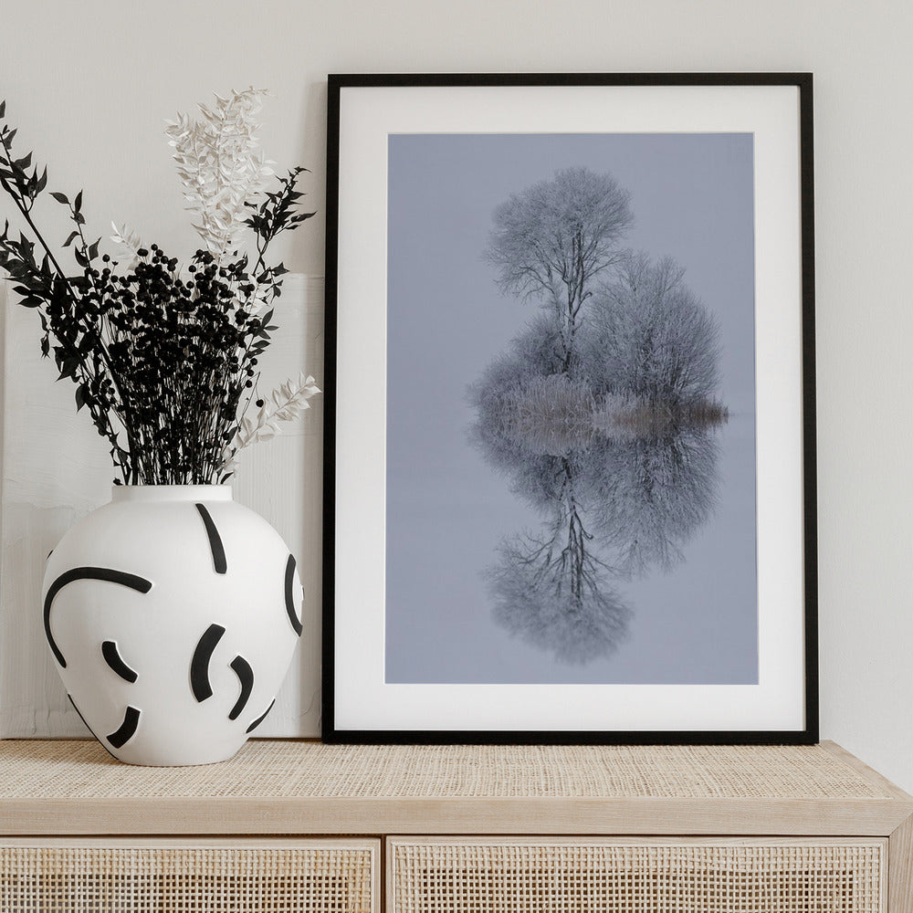 winter stillness - Art Print by Norbert Maier
