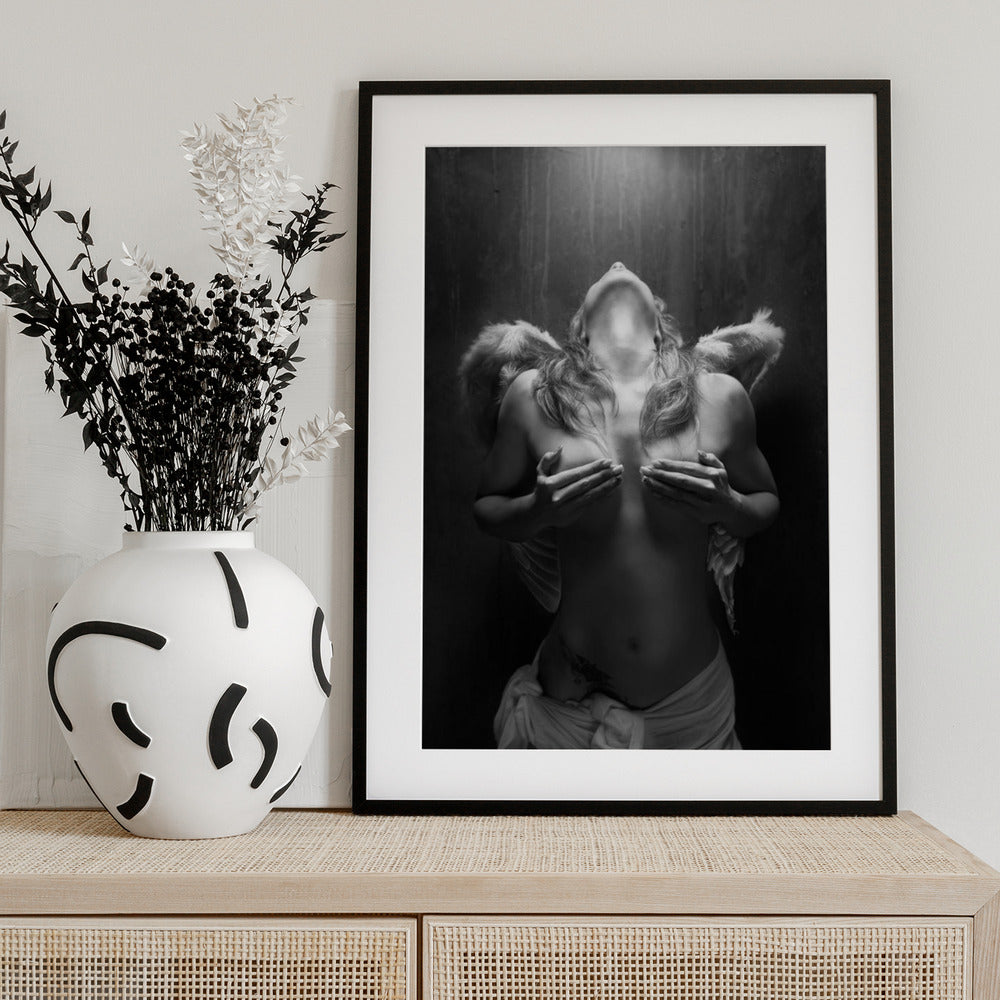 Fallen angel - Art Print by Petar Lupic