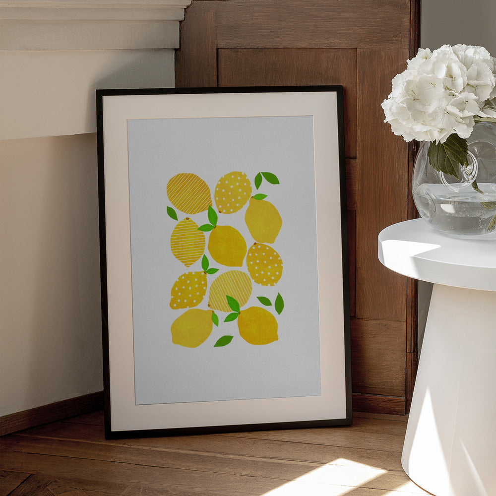 Lemon Crowd - Art Print by Orara Studio