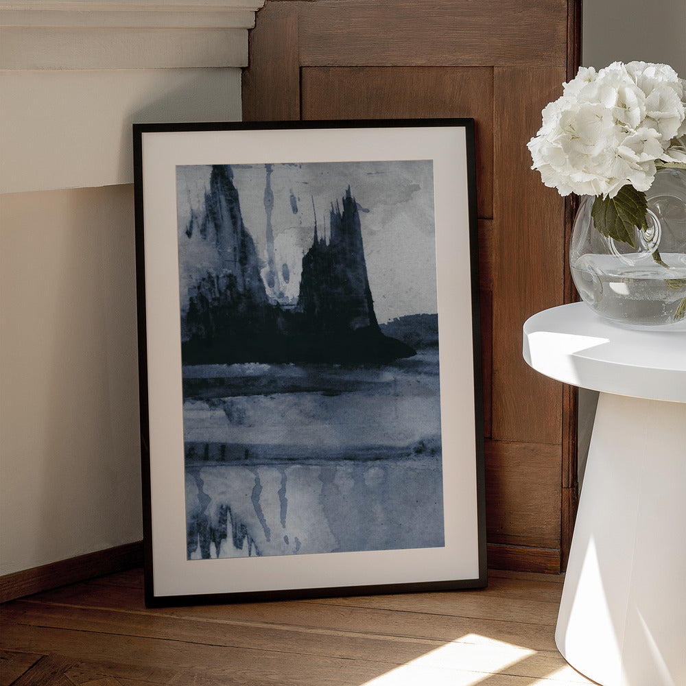 Blu 3 - Art Print by Dan Hobday