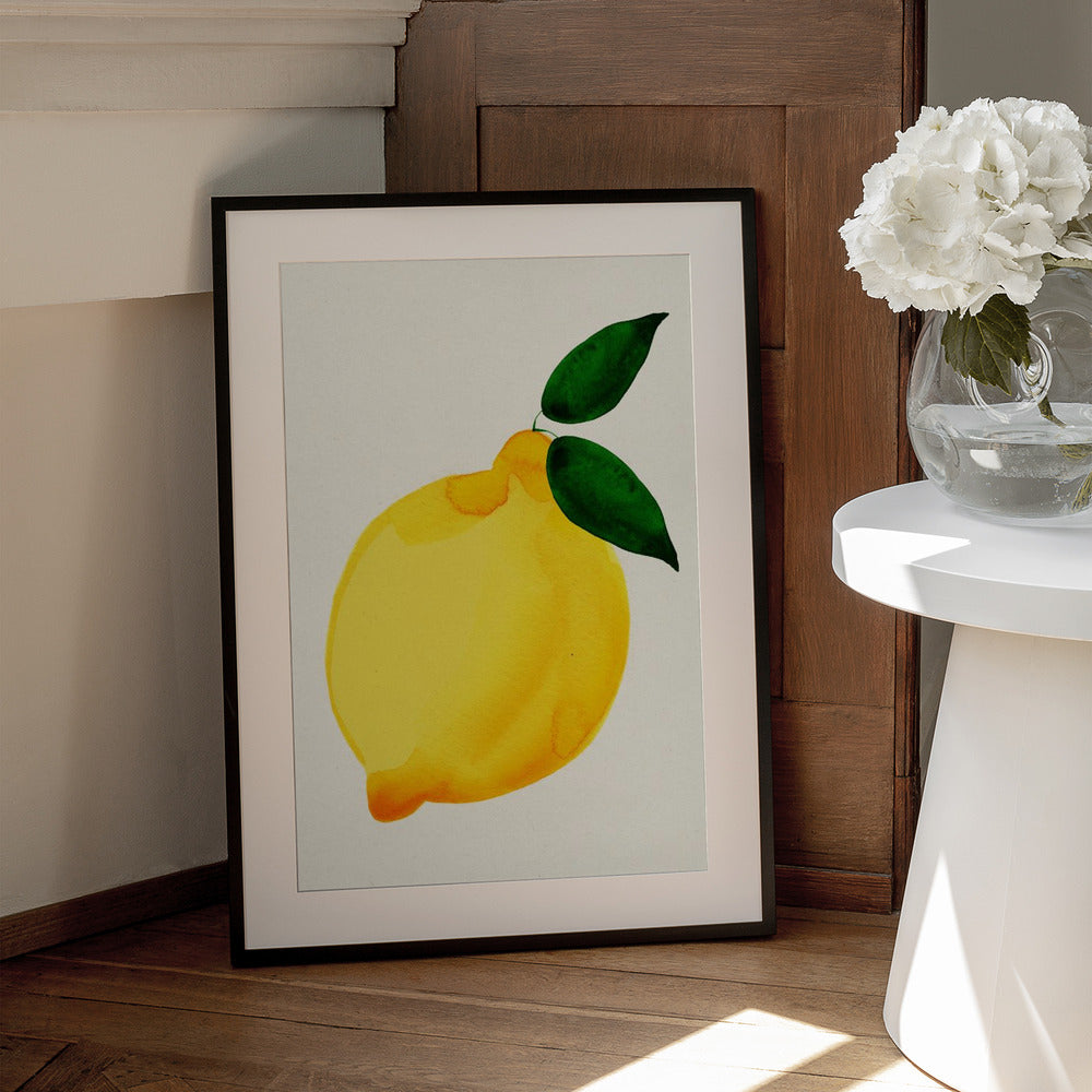 Lemon - Art Print by Ekaterina Koroleva