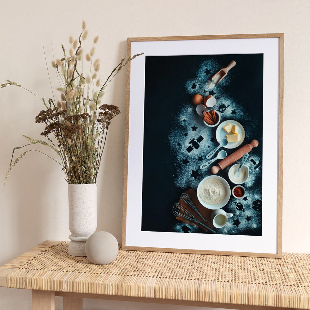 Baking for stargazers - Art Print by Dina Belenko