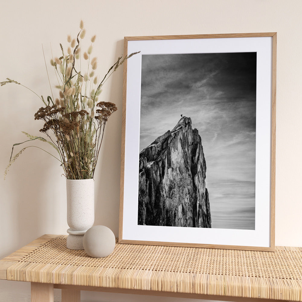 Balancing between Earth and Sky - Art Print by Thomas Vuillaume