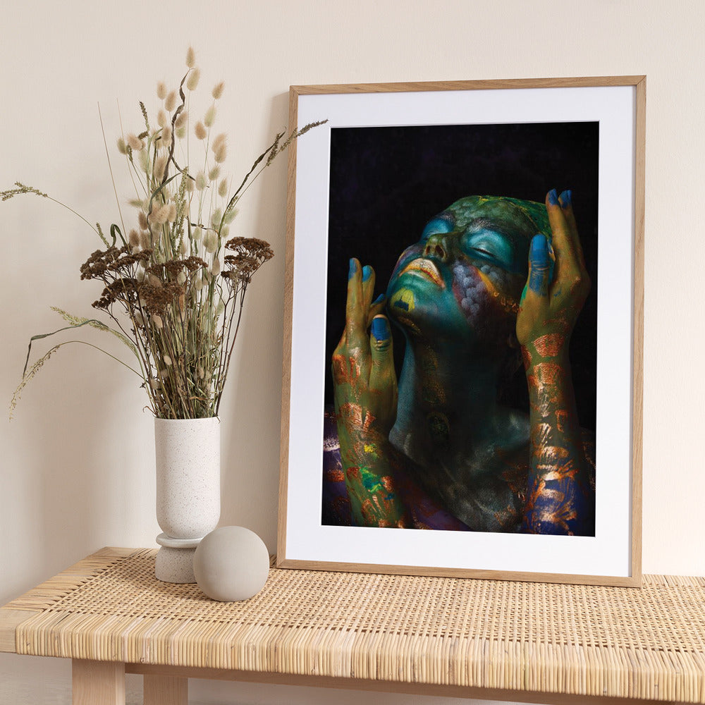 Fish and Oil - Art Print by Ivan Kovalev