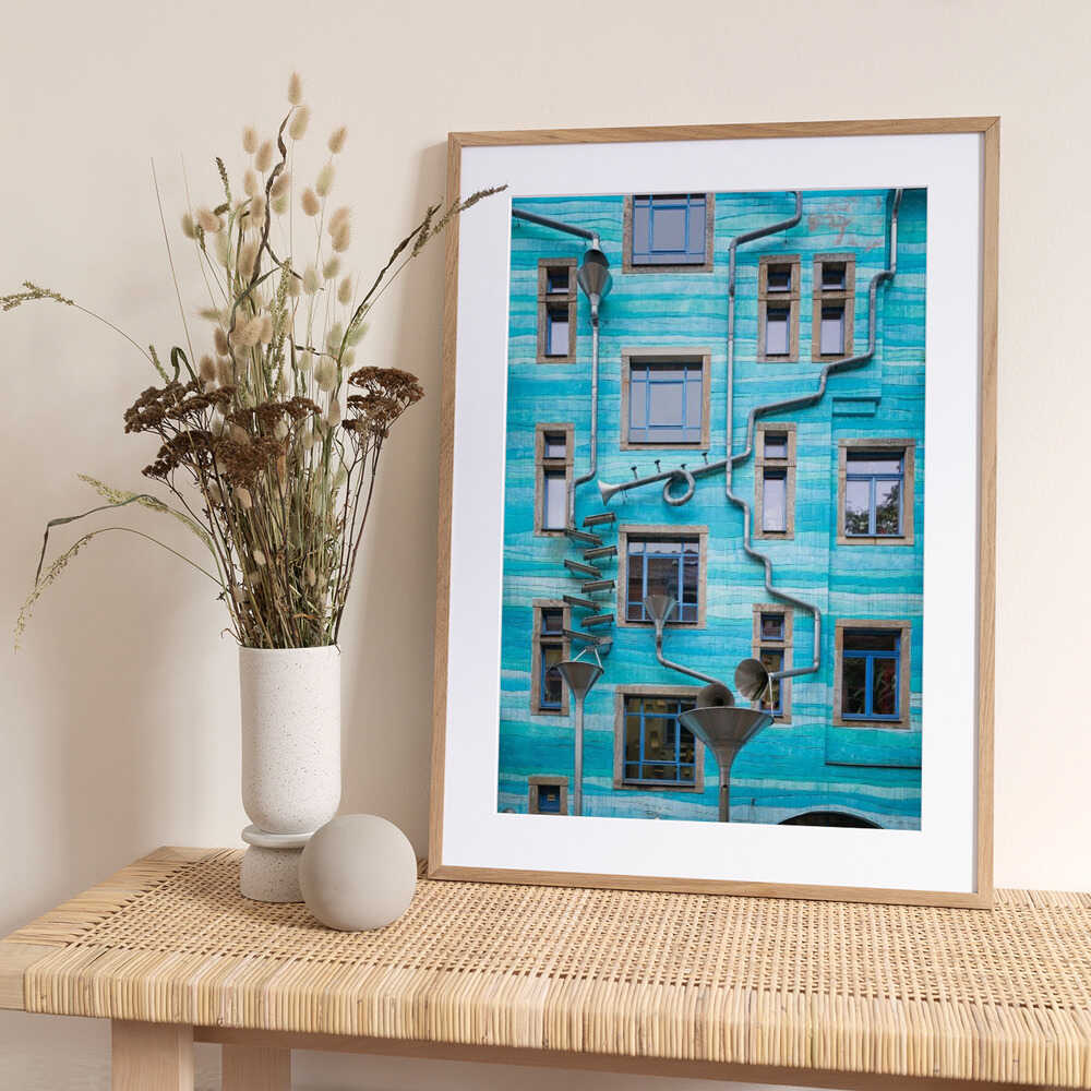 Art in the backyard - Photo Art Print by Peter Pfeiffer