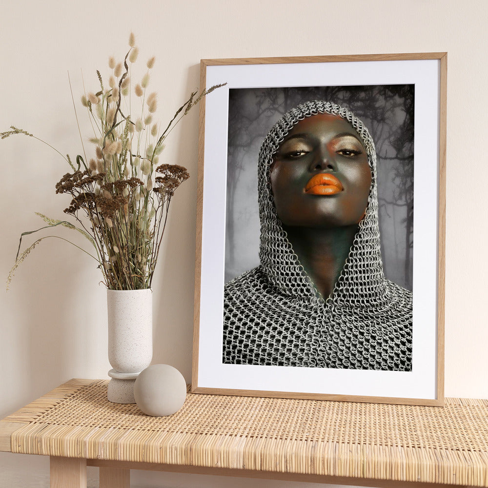 The Warrior - Art Print by Baden Bowen