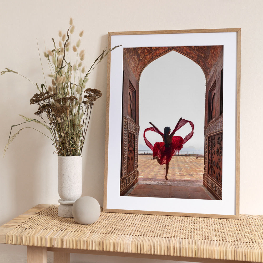 Taj Mahal's Heart - Art Print by Lin Jing