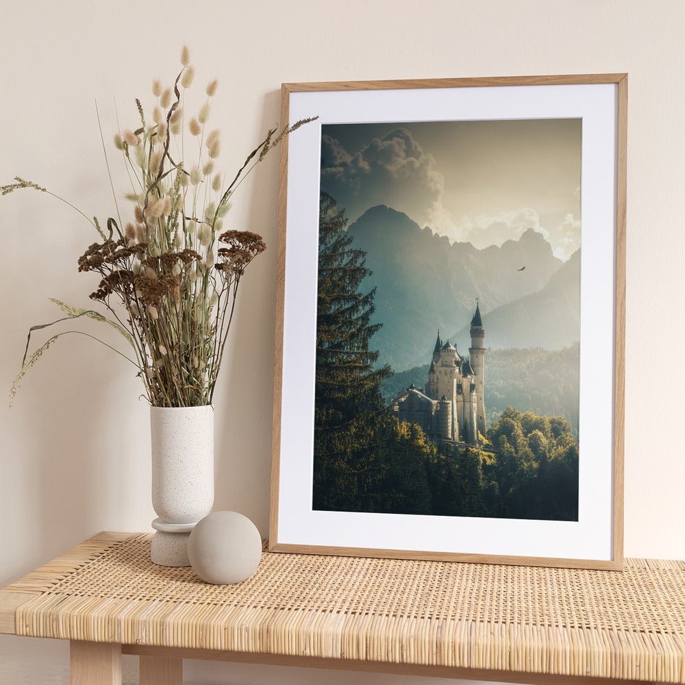 Neuschwanstein Castle - Art Print by Cuma Cevik