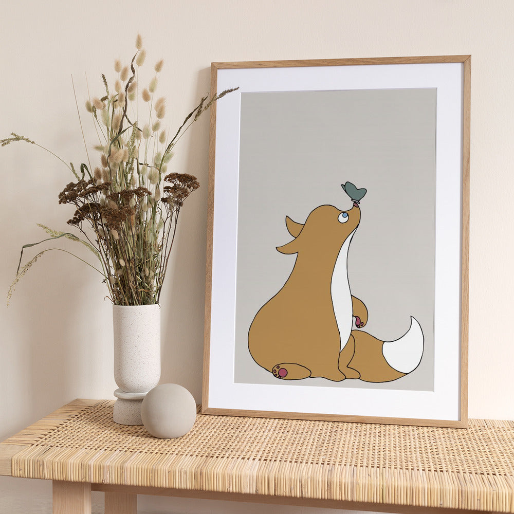 The Fox - Art Print by Pictufy Studio II
