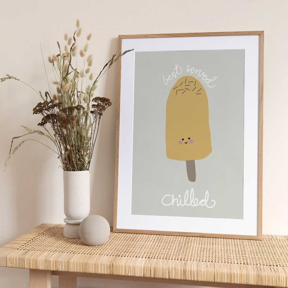 Chilled Ice Cream - Art Print by Pictufy Studio II