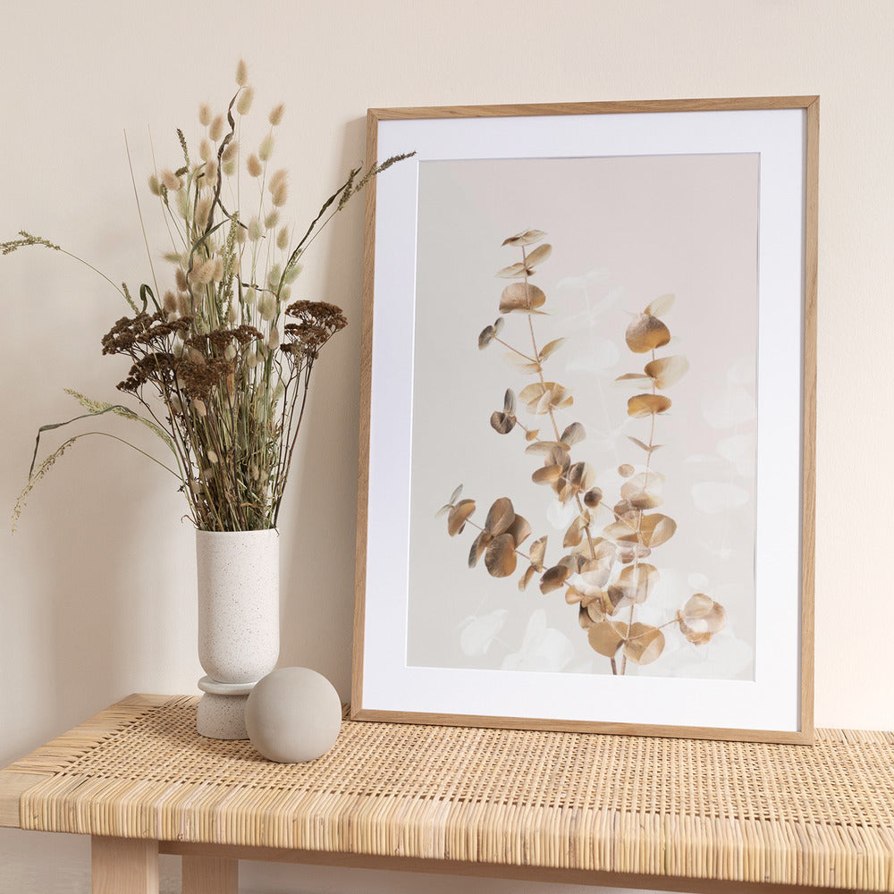 Eucalyptus Creative Gold 03 - Art Print by Pictufy Studio III