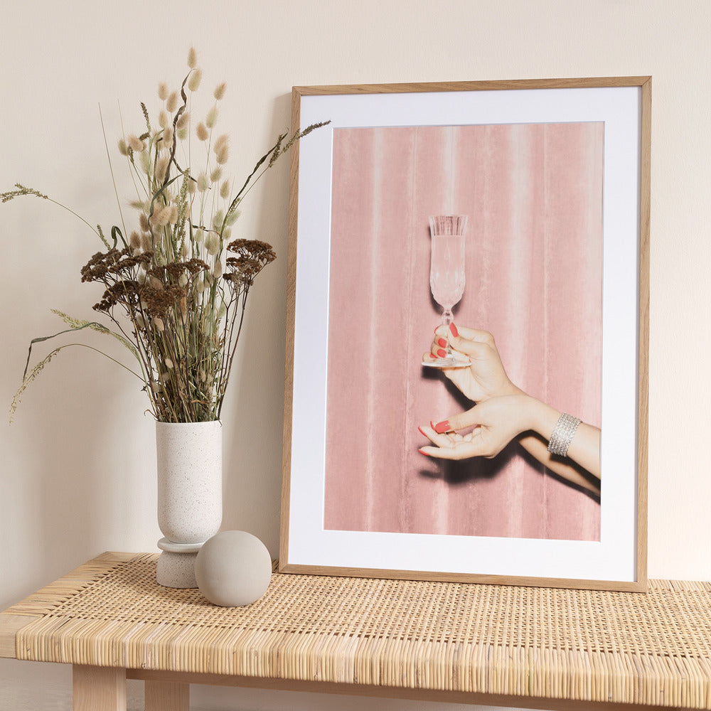 Here's To Pink 01 - Art Print by Pictufy Studio III