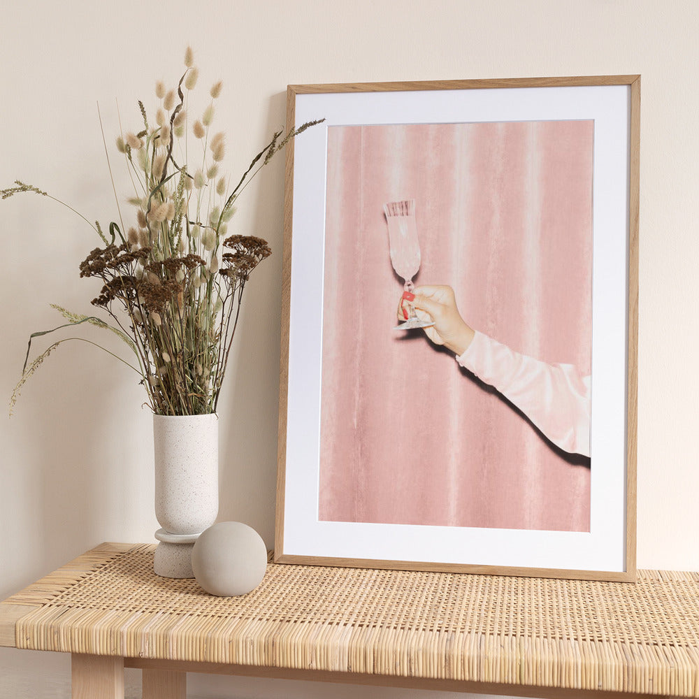 Here's To Pink 02 - Art Print by Pictufy Studio III