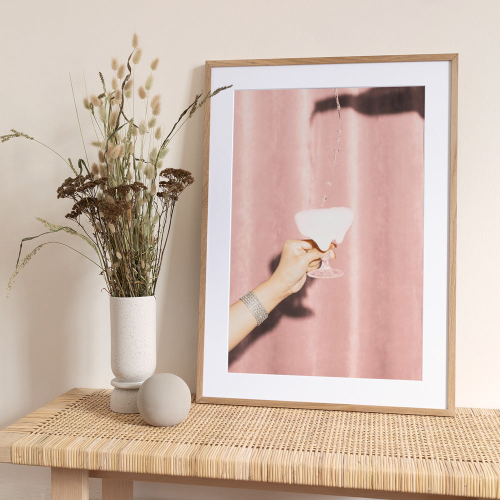 Here's To Pink 04 - Art Print by Pictufy Studio III