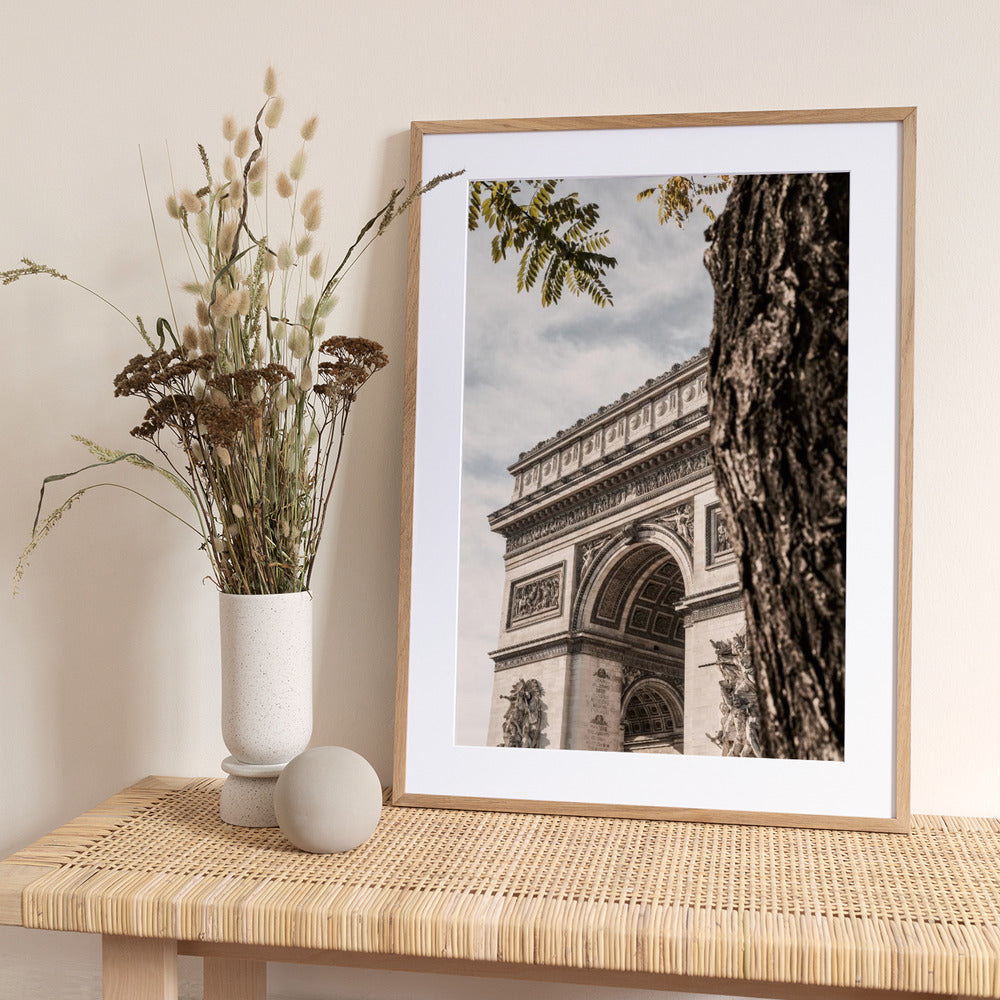 Arc de Triomphe Paris - Art Print by Pictufy Studio III