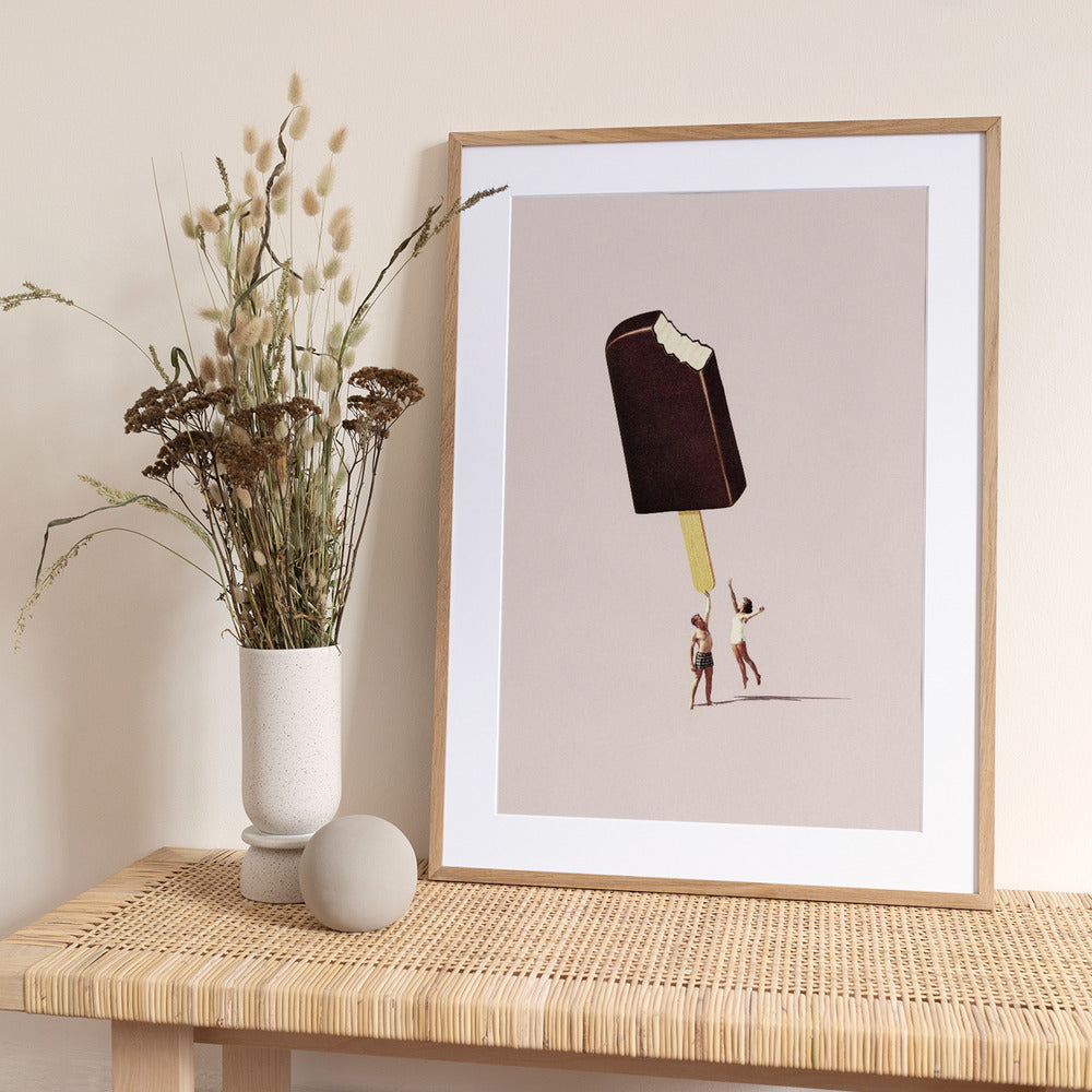 You treat me well - Art Print by Maarten Léon