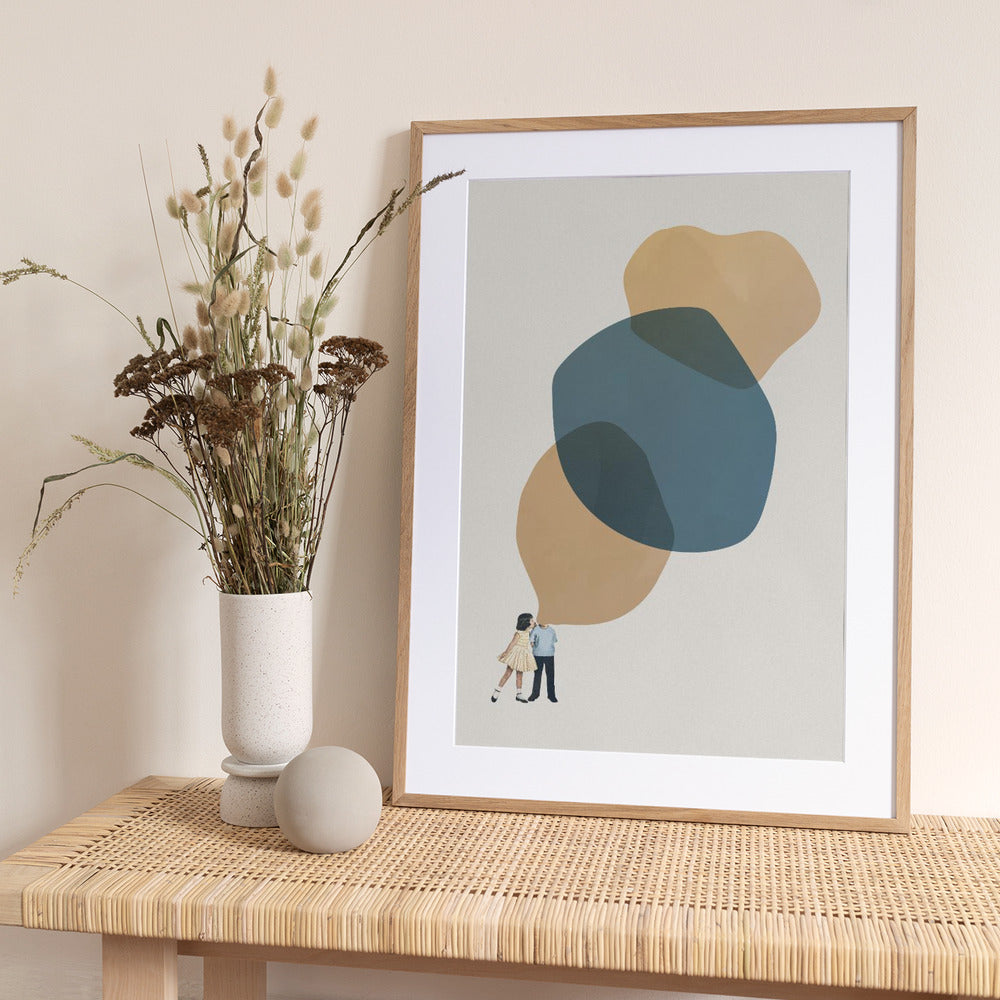 A thousand stories to tell you - Art Print by Maarten Léon