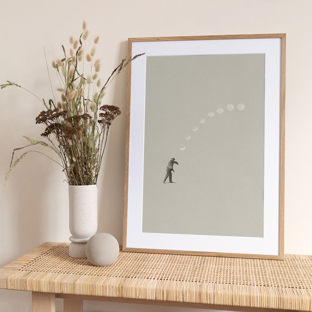 Lucky shot - Art Print by Maarten Léon
